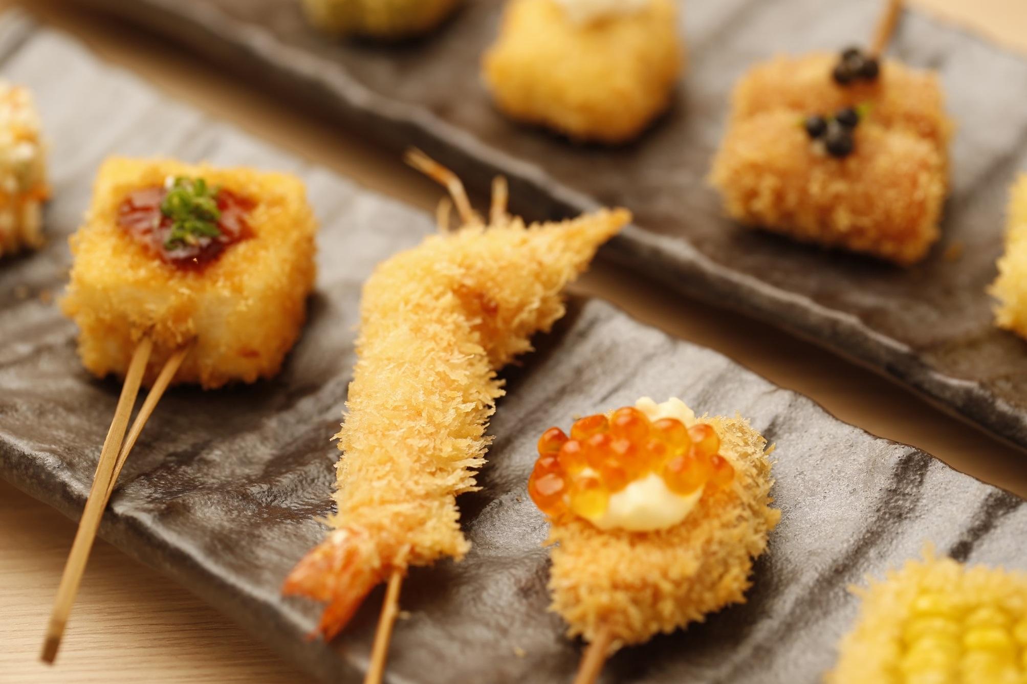 お出汁で食べる串かつと釜めしの専門店 ぎん庵 難波の料理写真1